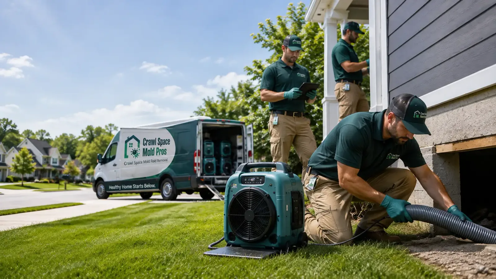 Crawl Space Mold Removal in Newport, NE